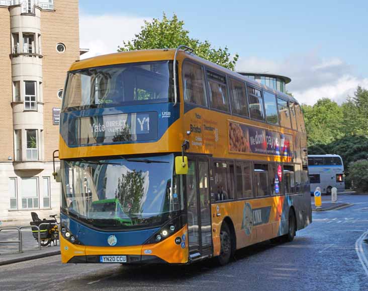 First Bristol Scania N280UD Alexander Dennis Enviro400CNGCITY 39458 Lynx